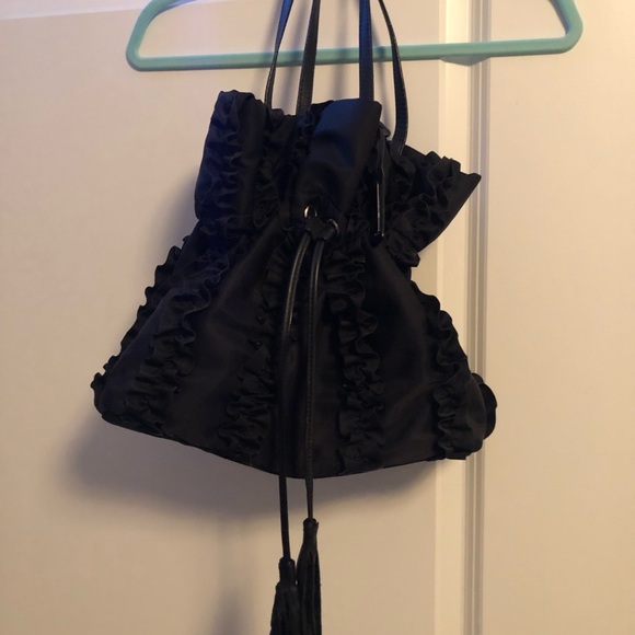 Banana Republic nylon bag black with a cinch - Picture 5 of 5